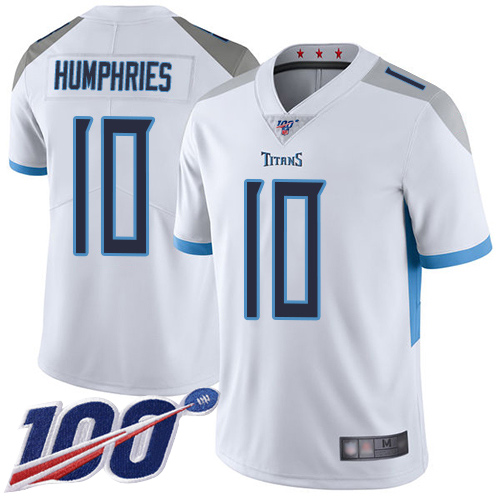 Tennessee Titans Limited White Men Adam Humphries Road Jersey NFL Football 10 100th Season Vapor Untouchable